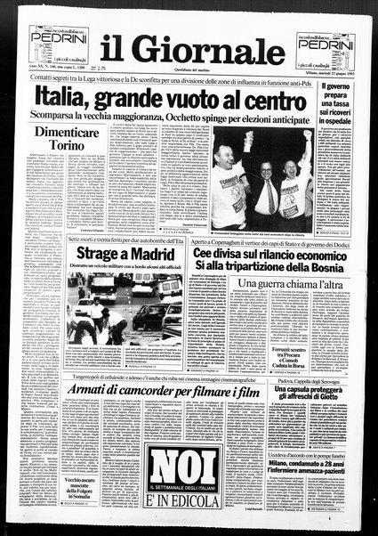 Il giornale : quotidiano del mattino